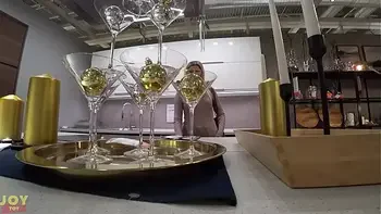 Vibrating panties while shopping - Public Fun with Monster Pub