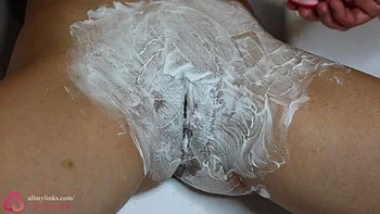 Shaving Hairy Teen Pussy Close Up - 18 Year Old Russian Amateur Gets Her Bush Trimmed