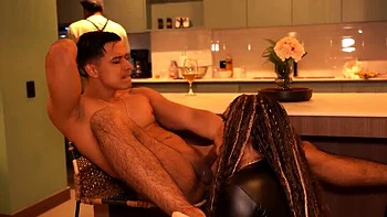 Stepmom Fucks Muscular Stepson Behind Husband's Back - Big Tits Latina MILF AngelCruz Riding Dick