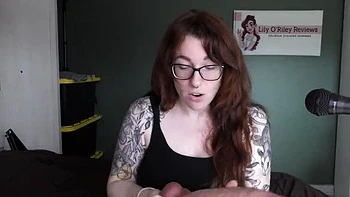 Lily O'riley Tries Realistic Titan Xlong Dildo - Redhead MILF Solo Review