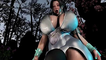 3D Hentai Angel with Demonic Curves - Hot Anime Sex Animation