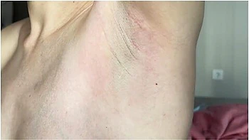 Shaves Hairy Armpits, Shows Shaved Armpits!