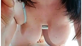 Horny Italian Big Bobs Milf Make Wet Blowjob To Big Cock Dildo Amateur Girl