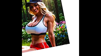 AI Nature Babe Brittany Gets Deep Throat Monster Cock In Outdoor Fantasy - Part 1