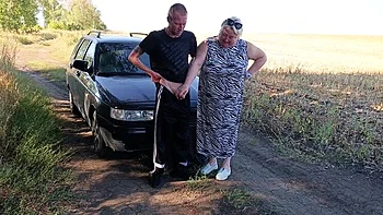 Zona901 Fucks Stepmom's Mouth in Nature - Cum Swallow Blowjob