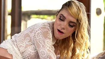 Young Paola's First Anal Experience - Teen Blonde Takes Cum in Mouth