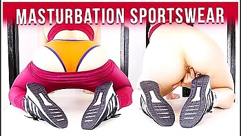 Masturbation After Workout Babe Fingering Pussy Closeup - Era