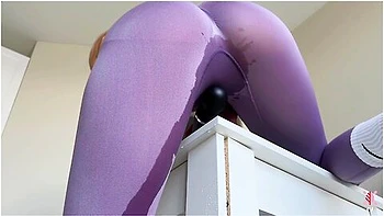 My Pussy Doesnt Give The Creaky Table Any Rest And Rubs Against It For A Year