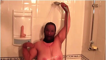 Pervert! Piss On And Piss Off! Bbw Milf Pantyhose Encased Take A Shower After Pissing And Drink Piss