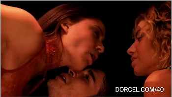 Hidden Pleasure - Sex On The Money Table With Cassie & Rose Valerie