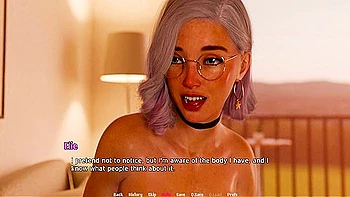 His Penis Between Her Breasts Satisfies Her Desire