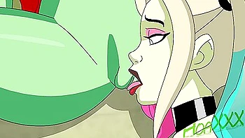 Car Toon - Dc Harley And Ivy Mistletoe