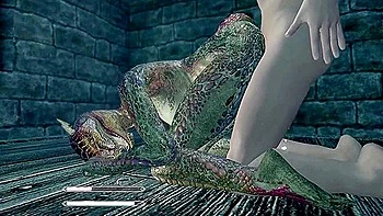 Car Toon - Lusty Argonian Maid Spreads Her Legs