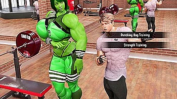 Nude Flexing Session