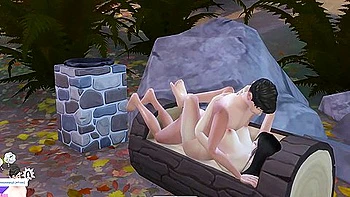 Fucking In The Forest With A Beautiful Girl