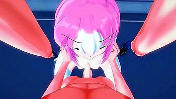 Car Toon And Na Na - Mega Man X Dives Gets A Bukkake To Celebrate Her Playable Debut