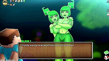 Car Toon - Hornycraft Updates - Monster Girls Threesome!! - Minecraft Parody Sex