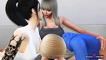 Unknown Women Meet To Have Lesbian Sex With Each Other - Sexual Hot Animations