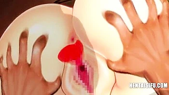 The hands of a beautiful girl in uniform are tied up, touched and creampied.