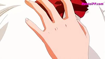 While I'm massaging her, I thrust into her big tits and cum inside her.