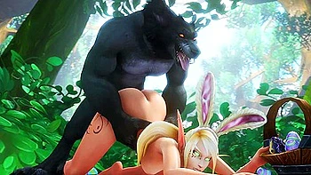 Worgen Gets The Easter Bunny