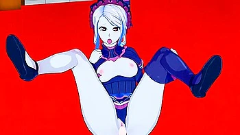 Overlord - Shalltear Fucks In A Church