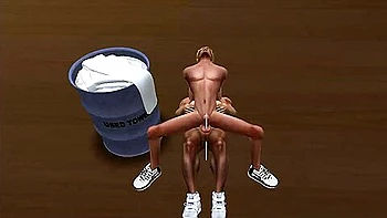 Randy And Shag At The Gym ( Second Life Gay Sex)