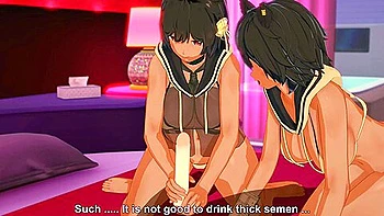 Threesome With Egyptian Goddesses