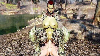 Adorable Orc Warrior Enjoys Nordic Warriors Big Dick 2