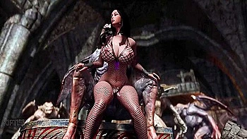 Personal Slut Hole In Fishnet For Gargoyles 1.5