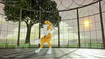 Renamon Dancing The Baddest