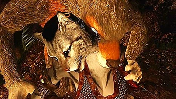 Khajiiti teen 18+ Pounded By Imprisoned Werewolf