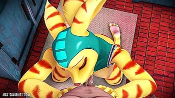 Angela Cross Sucking And Swallowing (furry Animation)