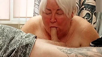 Stepmom Zona901 Deep Throat Blowjob & Cum Swallow