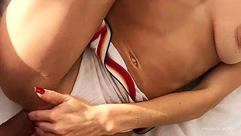 Step Sister Melissa Burn Moans Loud as Boyfriend's Big Cock Stretches Her Tight Pussy - Amateur Fuck