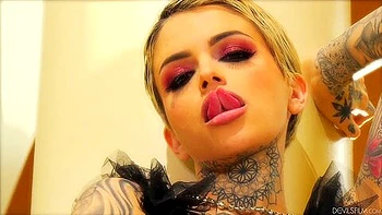 Trashy Goth Bbc Gangbang