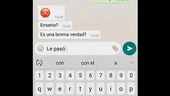 My unfaithful sister-in-law's whore gives me everything on WhatsApp