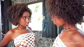 Amateur Ebony Big Cock Fucking And Facial Finale