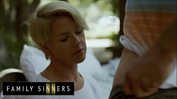 Hot Blonde Milf (Kit Mercer) Blows Fucks Her Step Son Van Wylde - Family Sinners