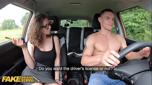 Fake Driving School MILF Emylia Argan fucks her student