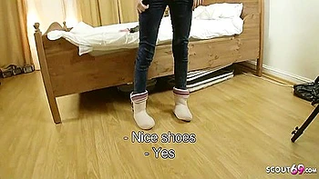 Petite Blonde Czech Teen 18+ Pickup And Talk To First Time Anal Casting Fuck By Stranger