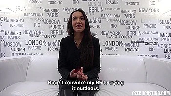 Oiled Babe At Casting