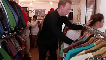 Busty Latina mature fucked in public