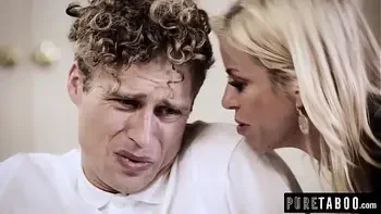 Stepmom and Stepson Initiate Threesome with Hot Babe