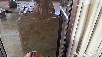 Large Booty Latin Babe Kitty Gets Screwed On A Balcony With People Around -anissamiller