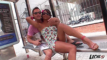 La Brasilena Dunia Le Meten Una Enorme Polla Por Su Cono Peludo