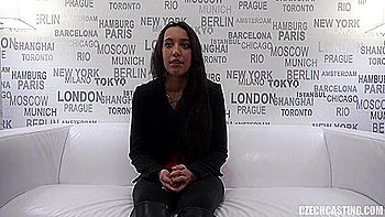 Oiled Babe At Casting