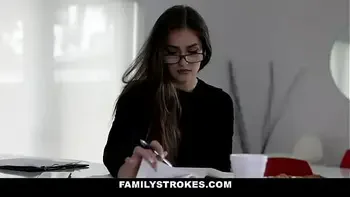 Nerd Stepsister Knows How To Take Care Of Stepbrother- Sofie Reyez