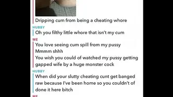 Sexting and Cuckolding Husband on Snap chat
