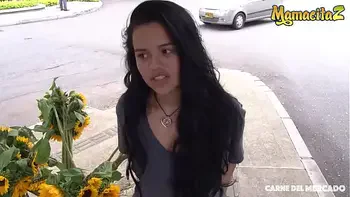 CARNE DEL MERCADO - #Selena Gomez - Sexy Ass Colombiana Rides Big Cock - FULL!